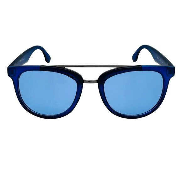 7037 | Blue Browline Sunglasses - Picture 1 of 5